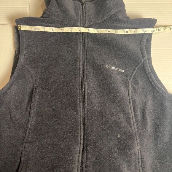 Columbia Womens Fleece Vest Bundle Black & Gray XL Full-Zip Lightweight Layering - Picture 7 of 10